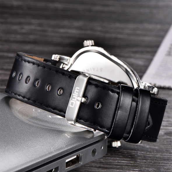Men's Large Dial Watch - Bestgoodshop