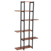 6 Tiers Wood Bookshelf Storage Rack Home Office Decorations Stand - Bestgoodshop