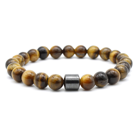 Natural Volcanic Stone Colorful Energy Bracelet Agate