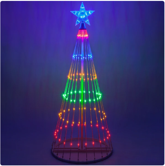 Multi Color LED Animated Outdoor Christmas Tree Lights