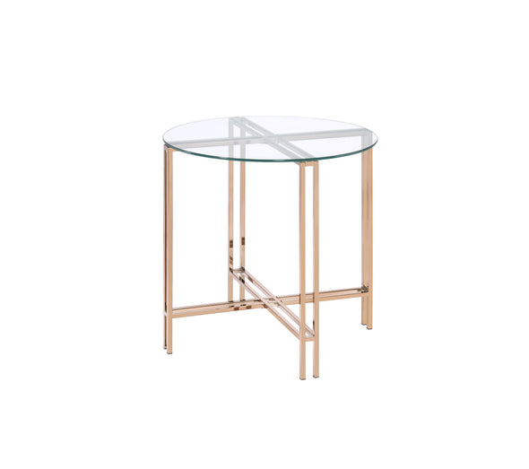 Veises End Table, Champagne 82997