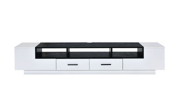 Armour TV Stand, White & Black 91275
