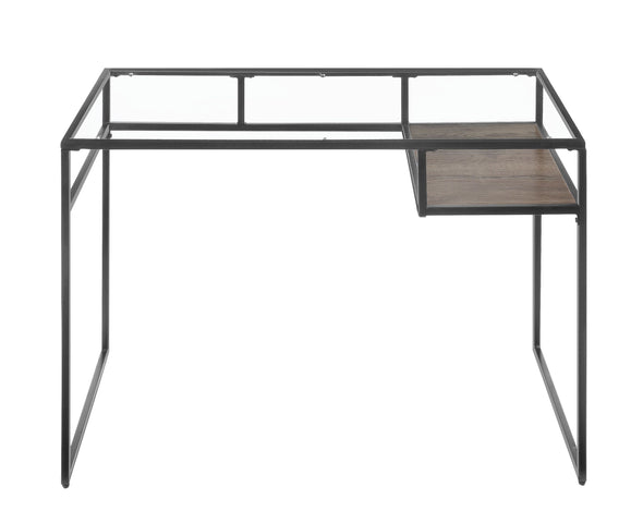 Yasin Desk, Gray & Glass 92588