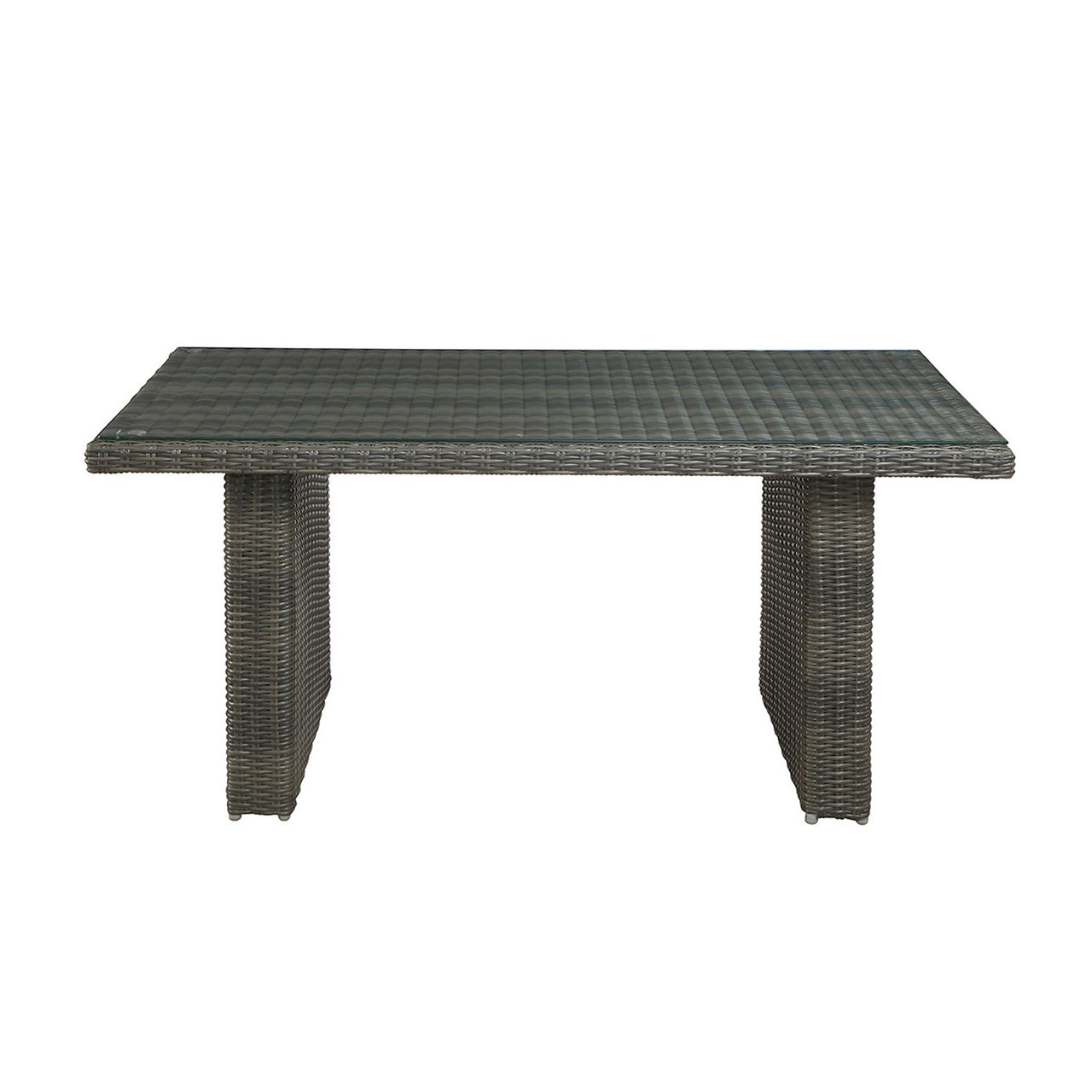 Asti All-Weather Wicker Outdoor 26"H Cocktail Table
