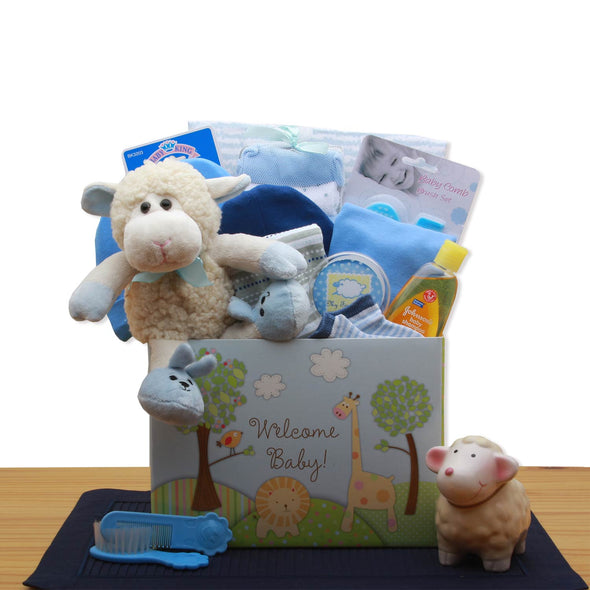 Welcome New Baby Gift Box - Blue