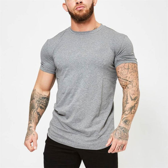 Short-Sleeve Round Neck T-Shirt - Bestgoodshop