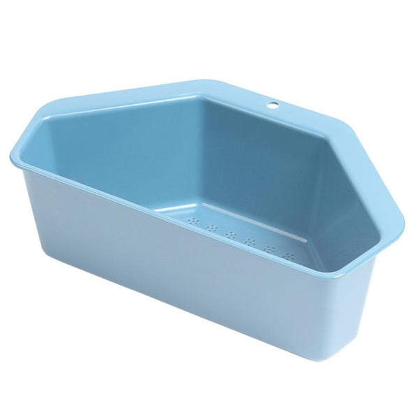 Sink Triangle Shelf Drain Basket Suction Cup Type Without Perforation