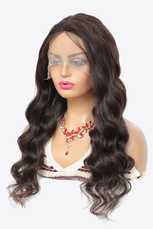 20" 13*4" Lace Front Wave Human Wigs in Natural color 150% Density