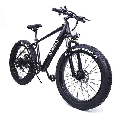 Sivrock Electric Bike 26'' Fat Tire 1000W Motor 48V 15Ah Large Battery Mountain E-Bike Shimano 7-Speed Bicycle