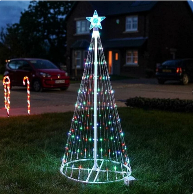 Multi Color LED Animated Outdoor Christmas Tree Lights