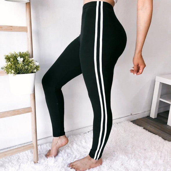 Breathable Stretchy Polyester Yoga Leggings - Bestgoodshop