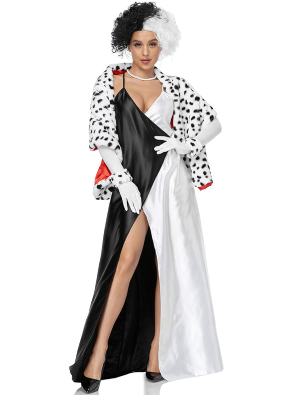 Women's halloween kuira dalmatian cosplay