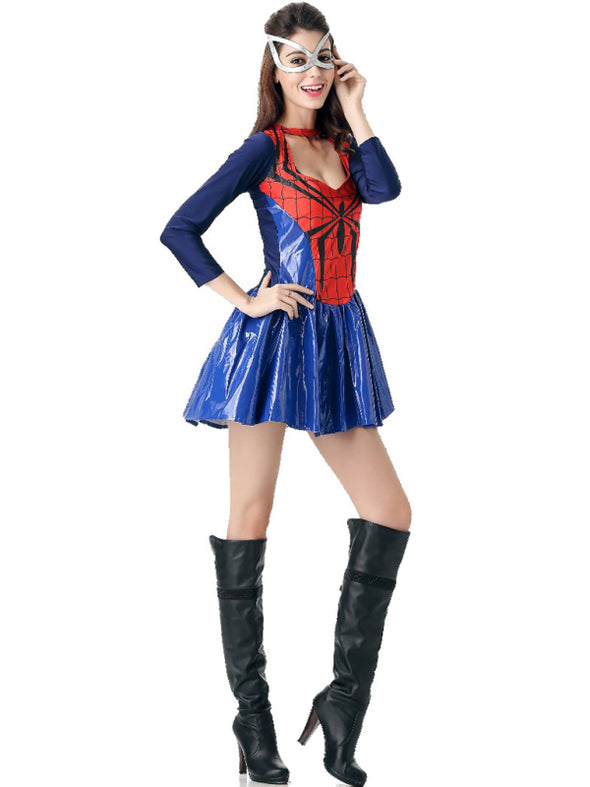 Anime Costume Costume Long Sleeve Spiderman Dress Uniform