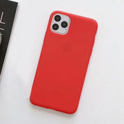 Solid Soft Silicone iPhone Case - Bestgoodshop