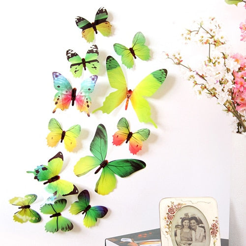 Translucent Style Beautiful Butterflies Wall Sticker For Girls - Bestgoodshop