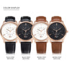 Men's Luxury Waterproof Leather Quartz Watch - Bestgoodshop