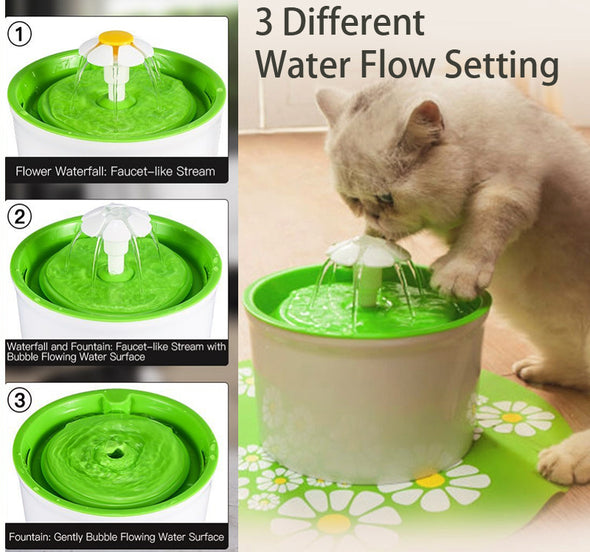 Automatic Cat Dog Pet Water Fountain Petsafe Drink with Filters - Bestgoodshop