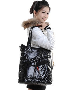 Cotton Winter Women Handbag Shoulder Warm Bag - Bestgoodshop