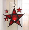 Red Glass Star Lantern - Bestgoodshop
